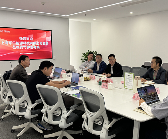 上海采日能源领导莅临ag九游会登陆j9入口科技考察储能消防合作 上海采日能源领导莅临ag九游会登陆j9入口科技考察储能消防合作